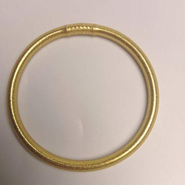 1 pieza Brazalete de pulsera de gelatina con brillo, pulsera con textura metálica mejorada, regalo para mujeres