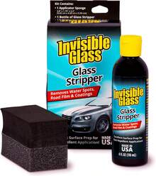 Invisible Glass 91411 Pelacristales - Removedor de Manchas de Agua Dura - Tiras de revestimientos, Ceras, aceites y película de Carretera - Prepara Parabrisas para Repelente de Lluvia y Revestimiento - Paquete de 1 - Ver 7