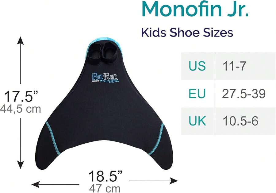 Mermaid Monofin, Swim Fin For Kids And Adults,7150746