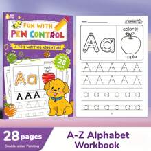 1 Peça Livro Divertido de Escrita Inicial com Páginas de Desenho, Livros de Escrita para Crianças, Caderno de Exercícios de Alfabeto com 28 Páginas, Livro de Palavras Mágicas, Aprendizagem Inicial - Ótimos Presentes, Caderno de Desenho, Caderno de Aprendizagem de Inglês, Desenhos Interessantes