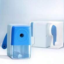 1 Piece Of Multi-Color Automatic Electric Pencil Sharpener, Rolling Pencil Sharpener, Student Boy Girl Teen Pencil Sharpener, Adult Office Pencil, Fully Automatic Pencil Sharpener, Turning Pencil Sharpener, Back To School Learning Supplies