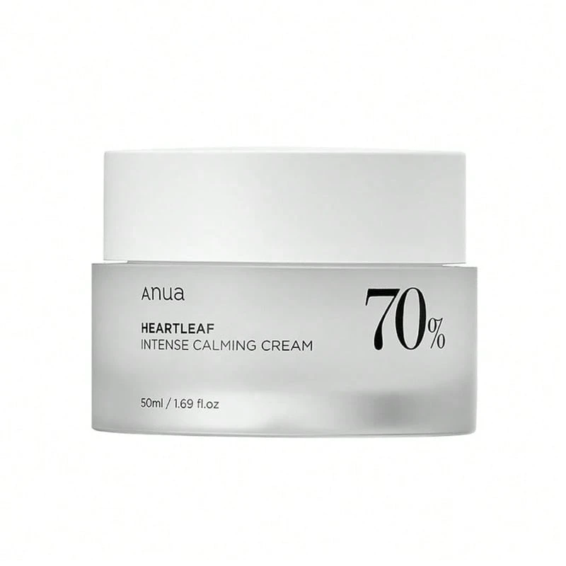 Anua أنوا - كريم تهدئة مكثف بأوراق القلب - كريم مرطب للوجه - Hyaluronic Acid - مشاهدة 1