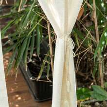 1pc Japanese Style Doorway Curtain Without Rod, Suitable For Bedroom, Entryway, Kitchen, Room Divider, Half Curtain