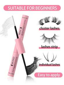 [Keo dán bền đến 72 tiếng] Bộ dụng cụ nối mi siêu chắc, bao gồm 10ml keo dán mi rời và chất làm kín, dụng cụ uốn mi, keo dán mi chùm 2 trong 1, độ bám dính cao, dịu nhẹ và không gây kích ứng, keo dán mi chống thấm nước, đặc biệt dành cho mi chùm. - Nhiều màu - Xem 7