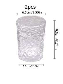 1pc Glacier Texture Attractive Couple Transparent Gargle Cup Tooth Brushing Cup Back To School