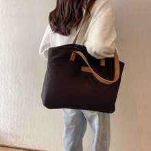 SLIN&LXZQ Bolso de mano mujer, bolso de negocios de oficina para mujer, bolso de hombro con compartimento para computadora portátil de 14 pulgadas, bolso de mano grande con capacidad,bolso bandolera de viaje y trabajo con cremallera para mujer