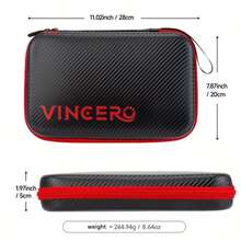 VINCERO 1 Pc Large Capacity Waterproof & Durable Hard Shell Portable Table Tennis Racket Bag For 2 Rackets And 6 Balls For Sports Training Table Tennis Racket Bag - Multicolor - View 11