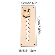 Busy Board Montessori Toy Semi-Finished Accessories, DIY Memory Walking Board, Early Childhood Intelligence Development And Action Habit Training - Wood Color - View 13