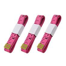 1/3/5 件软卷尺双刻度身体缝纫柔性裁缝工艺乙烯基尺子用于减肥医学身体测量，背面有厘米刻度，60 英寸