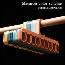 10 件 8 齿袜夹，衣柜收纳架，用于帽子、领带、袜子、毛巾，适用于家庭、旅行和儿童/婴儿房