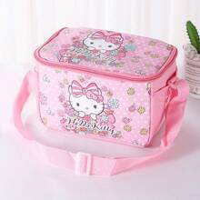Sanrio 1 szt. Sanrio Lunch Bag Lunch Box Bag Lunch Bag Student Insulation Bag Cartoon Cute Design Duża pojemność Torba do przechowywania Może być przenośna i pochylona z tyłu Lunch Bag PU Materiał Student Powrót do szkoły Przybory odpowiednie do biura piknik na świeżym powietrzu szkoła prezenty urodzinowe prezenty świąteczne.