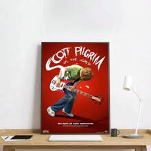 1pc/3PCS Wall Arts Posters Optional Frame Wall Decor,Room Decor Vintage Pop Retro Movie Scott Pilgrim VS The World Poster High Definition Art Waterproof Home Living Room Bedroom Bar Aesthetics Decoration