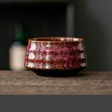 复古陶瓷抹茶碗、茶搅拌器架套装