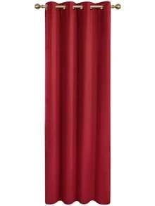 1 Pc Premium Blackout Curtain Panel – Noise Reducing, Thermal Insulated – Ideal For Bedroom, Nursery, Or Home Theater - Đỏ - Xem 5