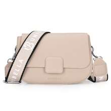 Borsa a tracolla da donna semplice e alla moda classica con tracolla jacquard/tracolla regolabile, tessuto morbido, adatta all'uso quotidiano delle donne