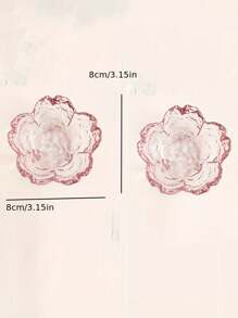 1 قطعة/3 قطع من حاملات الشموع الزجاجية الزخرفية الفنية، حاملات شموع زهور الكرز، حاملات شموع زهرية، حاملات شموع مركزية لطاولة الحفلات والطعام، ديكور طاولة الزفاف، حاملات شموع لطاولة الطعام والزفاف والحفلات وديكور المنزل (الشموع غير مشمولة)