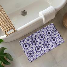 Floral Boho Welcome Door Mats Doormat Outdoor Indoor Entrance, Indoor Door Mats For Entryway, Entrance Door Mat, Non-Slip Rubber Backing Doormat Low Profile Welcome Door Mat For Entryway Indoor Outdoor Rug For Front Door, Entrance, Kitchen,Yard-16"X24", 18"X30" - 紫色 - 查看 4