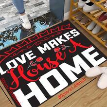 1pc, Trang trí nhà cửa, Nhà bếp là trái tim của ngôi nhà, Họa tiết trừu tượng, Thảm bếp chống trượt bằng đất sét diatomite, Thảm, Thảm trải sàn, Hình chữ nhật in 3D, Thích hợp cho phòng khách, phòng ngủ, hành lang, phòng tắm, phòng giặt - Thảm polyester, Thích hợp cho trang trí nhà cửa trong nhà và ngoài trời - Nhiều màu - Xem 27