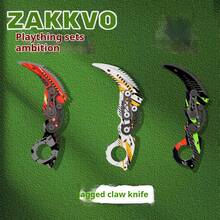 2025 New 3pcs Wooden Model Kit - Handmade Puzzle 3D Toy For Boys - Claw Knife, Flick Knife, Military Knife - Birthday, Halloween, Christmas, Holiday Gift - Perfect Present - Multicolor - View 11