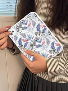 1 Peça Capa Protetora de Tablet com Design Gráfico de Zebra e Flamingo, à Prova de Choque, Adequada para Galaxy Tab A7 LITE, iPad Pro 11 Polegadas 2021, iPad 10th Geração