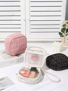 1pc Travel Sanitary Pad Storage Bag, Household Sanitary Pad Storage Bag, Back To School Student Sanitary Pad Storage Bag, Large Capacity Sanitary Pad Student Storage Pouch, Mini Sanitary Pad Storage Bag, Sanitary Pad Storage Box Organizer, Women's Menstrual Products, Sanitary Pad Storage Bag, Portable Sanitary Napkins And Cosmetics Lipstick Bag, School Supplies, Student Supplies, Office Supplies, Home Supplies, Travel Supplies, Travel Camping Outdoor Hiking Menstrual Products - Multicolor - View 6