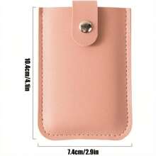 1 Pc, Drawer-Type Card Set Woven Bag, Button-Sealed Storage Bag, Stackable Drawer-Type Card Wallet.