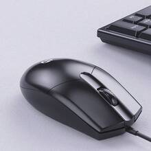 HP M260 有線遊戲滑鼠 高精準定位 USB即插即用 靜音微動 筆記型桌上型電腦通用 人體工學設計 持久耐用 - 黑色靜音款 - 查看 6