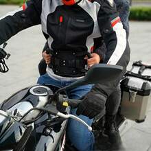 1 件可调节摩托车后座扶手、雪地摩托游艇乘客腰带把手 - 黑色 - 查看 2