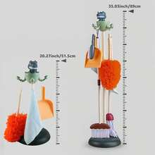 Household Cleaning Kit With Dinosaur Holder And Accessories - Multicolor - View 5