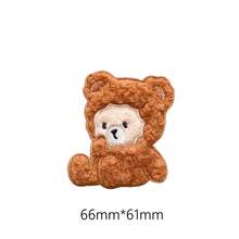 1pc Plush Bear Embroidered Patch, DIY Decorative Fashion Adhesive Sticker - As Photo - View 20