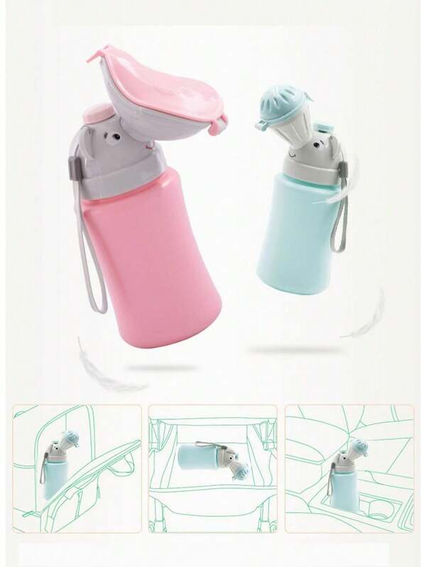 Portable Baby Potty, Unisex Children's Urinal, Kids Toilet Training Potty, Suitable For Outdoor, Car, Travel, Camping, Leak-Proof Portable Urinal, Reusable Emergency Urinal