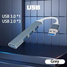 WOWSSYO Hub USB C adaptador multipuerto 4 en 1 Tipo C. Adaptador hub USB C a USB. Puertos ultra delgados USB 3.0/2.0, adecuado para computadoras, teléfonos móviles, tabletas - Multicolor - Ver 16