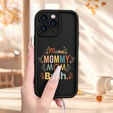 [Teléfono] Funda con diseño de perezoso, flor y perezoso, textura esmerilada, agarre cómodo, ideal para hombres y mujeres - Negro - Ver 9