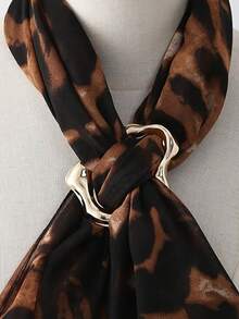 1 chiếc kẹp khăn trùm đầu hijab cỡ lớn bằng kim loại không đối xứng thiết kế riêng cho nữ dùng để mặc hàng ngày cho trang phục - Vòng khăn quàng cổ - Xem 3