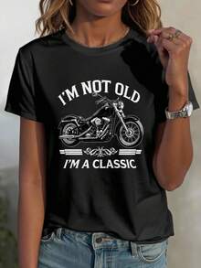 Playera tshirt mujer estampada moderna juvenil casual diario - Blanco y Negro - Ver 1