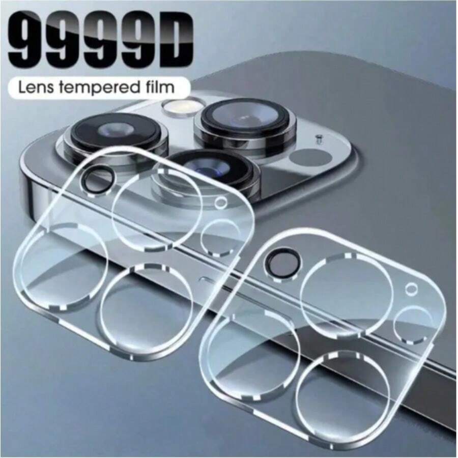 2pcs Clear Transparent Scratch-Resistant Camera Lens Protective Film Compatible With Apple 11 12 13 14 15 16 Pro Max Plus Mini, HD Clear Full Coverage Guard Applicable To Daily Shield, Office, Home Lens Protector Phone Camera Cover Waterproof Shockproof Anti-Fall Anti-Fall Anti-Fingerprint - Clear - View 1