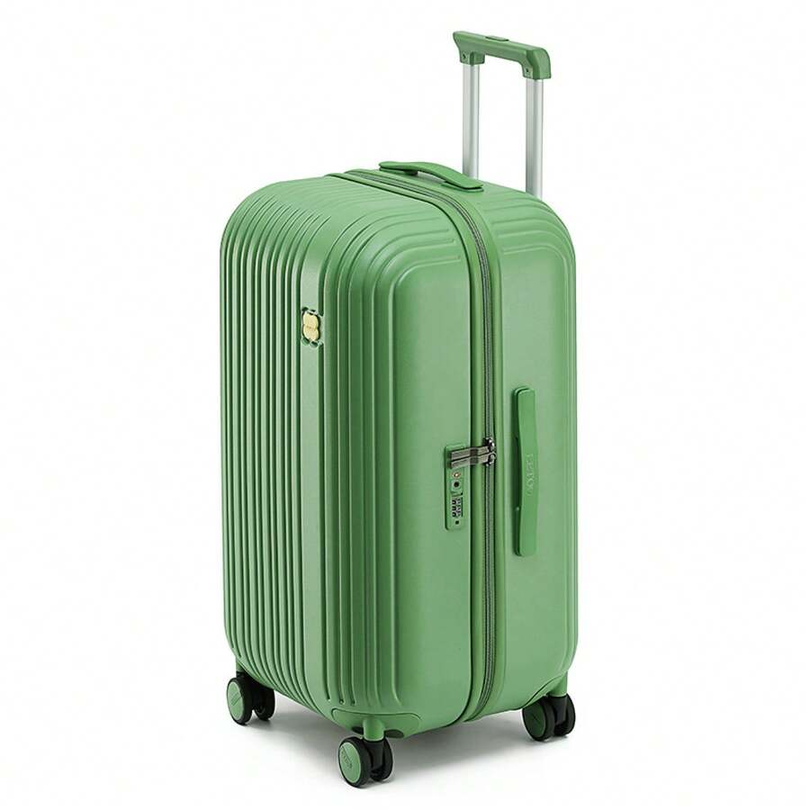 Luggage Suitcase Carry-On Shockproof Rolling Lightweight Small Password Travel Bag Box RWXF - Green - View 1