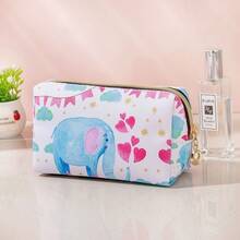 Cosmetic Travel Packing Organizer - Amor elefante azul - Ver 5