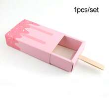 KEXINGYIYI 1/10pcs Ice Cream Shape Gift Boxes, Suitable For Gift Packaging Birthday Wedding Party Favors - Multicolor - View 10