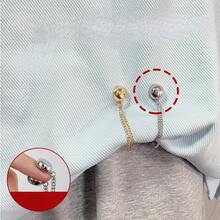 Bộ 1/2/3 kẹp quần và tay áo từ tính có thể điều chỉnh, chất liệu hợp kim bền, khóa tháo rời, thích hợp cho khăn quàng cổ, khăn choàng, khăn trùm đầu, quần, áo thun, kẹp viền áo thun có thể điều chỉnh, kẹp eo quần áo liền mạch, thắt lưng, phụ kiện thời trang đa chức năng, thích hợp sử dụng ở trường học. - Nhiều màu - Xem 9