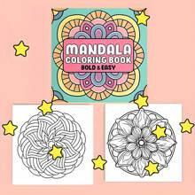 Luxuriöses Mandala Malbuch für Erwachsene - 22 dicke Seiten, Aquarellpapier, einzigartiges Cover | Perfektes Entspannungsgeschenk für Valentinstag, Weihnachten, Halloween & mehr, Schulmaterial, Rückkehr zur Schule