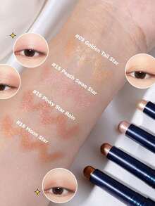 伊蒂之屋 (ETUDE HOUSE) 闪耀眼影棒 01 白色流星，钻石般闪耀，防滚外壳，轻轻一抹即可显色，不卡粉，不沾杯，蕴含韩国卧蚕成分，打造闪亮眼部，可用作身体高光，方便快捷，持久显色，高饱和度，防晕染，珠光细闪，提亮眼周，易于涂抹，适合新手，韩妆，韩国彩妆，赠品，1.5克/0.05盎司 - 01 White Shooting Star - 查看 6