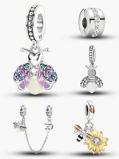 1pc Elegant Safety Chain Pendant, Suitable For Women's Bracelets & Bangles, Can Be Used For DIY Jewelry Making, Date Gifts, Exquisite Women Jewelry