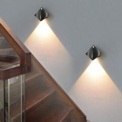 Devil Ray Motion Sensor Light(1-COUNT) Ultra-Bright LED Night Light, Perfect For Hallways, Staircases, And Dark Corners – Easy Installation, Energy-Efficient, And Stylish Design For Modern Homes