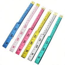 Soft And Flexible Body Measuring Tape - 60 Inches/150 Cm Double-Sided, Easy-To-Read Markings, Suitable For Sewing And Tailoring - Durable Fiberglass Tape With Metal Ends, Random Colors