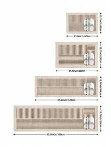 DAJIANG 1件加厚天鹅绒防滑门垫,舒适地垫,走廊地毯,厨房垫,可机洗,易于清洁,家居装饰,玄关,浴室,厨房地毯 - 彩色 - 查看 3