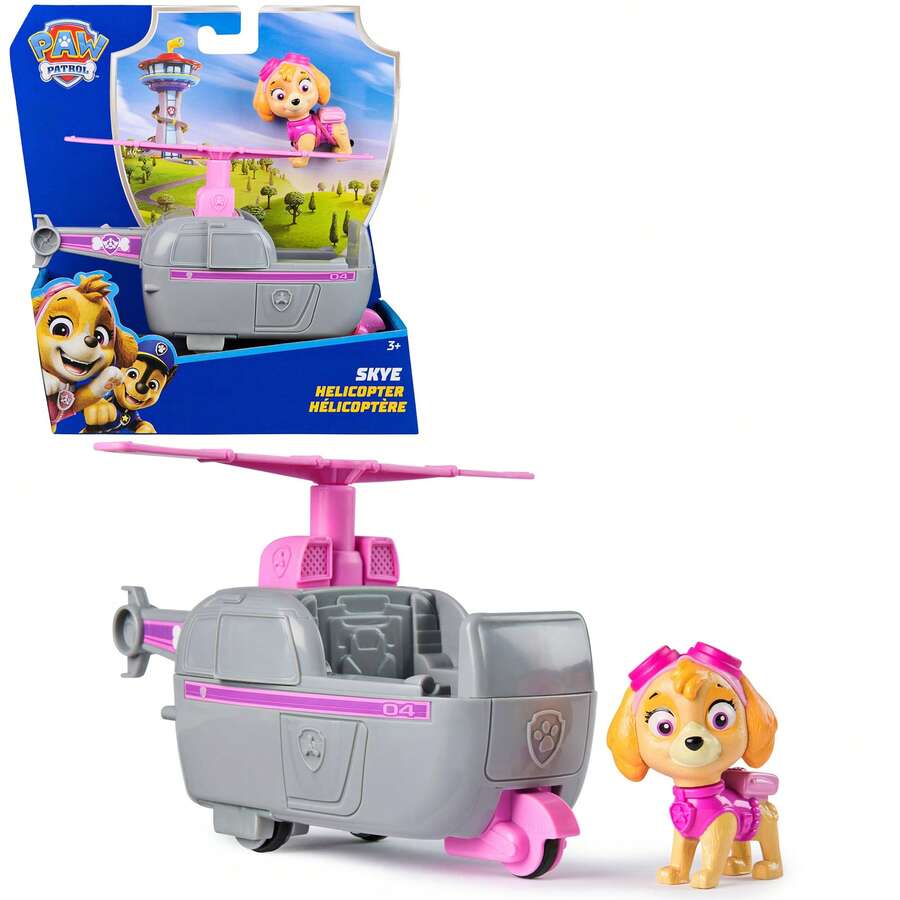 Spin Master Helicóptero de Skye de , vehículo de juguete con figura de acción coleccionable, juguetes sostenibles para niños y niñas a partir de 3 años - SKYE - Ver 1