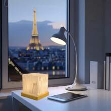 1 件创意 USB 灯，波浪图案装饰台灯，艺术装饰，照明装饰，夜灯，氛围灯，适用于客厅、卧室、各种房间类型，是送给朋友、度假、生日的理想礼物