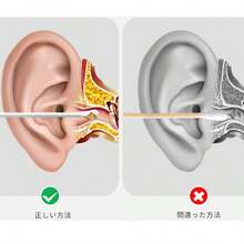 100pcs/Box, Japanese Ear Cleaning Swabs - Dual-Ended Spiral Spoon & Soft Cotton Tips. Expertly Designed For Effective Earwax Removal, Gentle On Ears. - 白色 - 查看 5