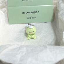 5/10个可爱卡通3D乌龟钥匙扣，趣味少女包包挂饰，汽车、老师、朋友、姐妹礼物创意 - 彩色 - 查看 6